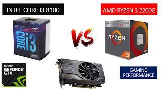 Ryzen 3 2200G vs i3 8100 - GTX 950 2GB - Benchmarks Comparison