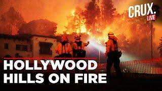 California Wildfire Live | LIVE Fire Breaks Out In Hollywood Hills | Hollywood Hills Fire Live | US