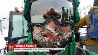 Лижники на Закарпатті навмисно спускають снігові лавини задля порятунку життя туристів