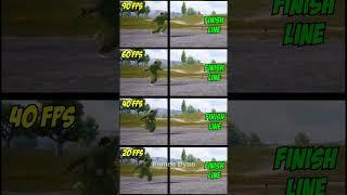 FPS test || 20fps vs 40fps vs 60fps vs 90fps  || #bgmi #pubg #trending #viral #pubgtipsandtricks