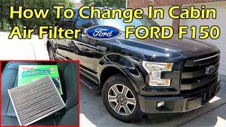 How To Change In Cabin Air Filter On Ford F150 (2015 - 2020)