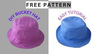 Make Your Own Reversible Bucket Hat: Simple Sewing Tutorial With Free Pattern!