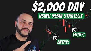 $2,000 Day Using The 9EMA Strategy | Scalping Option Contracts