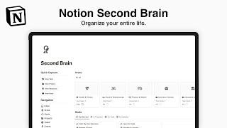 The Ultimate Second Brain in Notion (Template Tour)