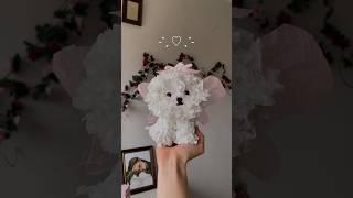 Diy flower puppy gift  #diy