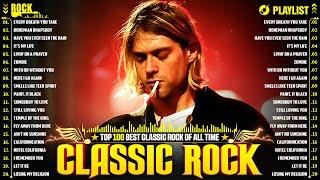 Nirvana, Led Zeppelin, Bon Jovi, Aerosmith, U2, ACDC  Classic Rock Songs 70s 80s 90s Full Album