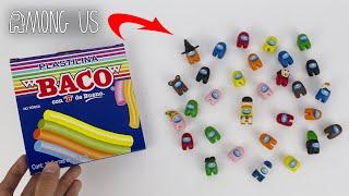 Como hacer Ejercito de Tripulantes de Plastilina con Poco Dinero!! - Among Us