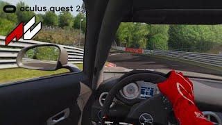 Nurburgring Nordshliefe - Assetto Corsa VR on Quest 2 (wireless) - Mercedes Benz AMG GTR - 8:17:958