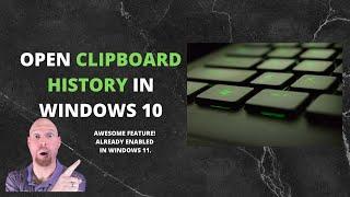 How To Open The Clipboard in Windows 10 | Copy And Paste History Windows 10.