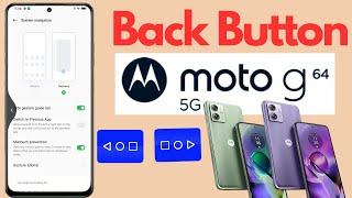 Moto g64 5g back button setting | Moto g64 5g me back button kaise lagaye/navigation key setting