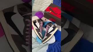 #DHgate Jordan 1 Travis Scott Mocha Unboxing & Reviewing #shoes #dhgateunboxing #sneakers #shorts