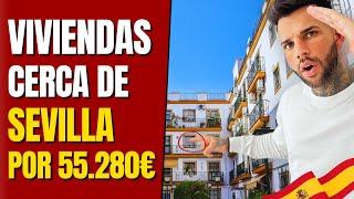  8 Pueblos MUY BARATOS cerca de SEVILLA para comprar CASA en 2025