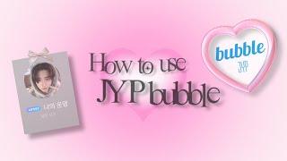 How does jyp bubble work // how to use jyp bubble // jypnation guide // vivixo