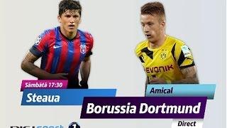 Steaua - Borussia Dortmund, este ÎN DIRECT la Digi Sport 1