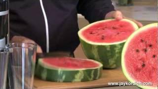 Jay Kordich Makes Watermelon Juice