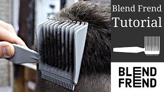 BLEND FREND TUTORIAL | Instantly cut hair with this comb!! #haircut #barber #hairtutorial #hair