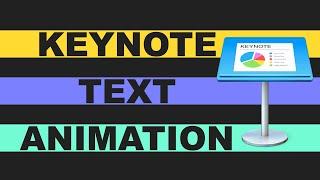 HOW TO CREATE TEXT ANİMATİON WİTH KEYNOTE - KEYNOTE TUTORİAL