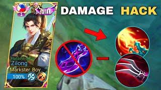 FINALLY ZILONG NEW DAMAGE HACK!! (NEW META) ZILONG BEST BUILD & EMBLEM 2023 | MOBILE LEGENDS