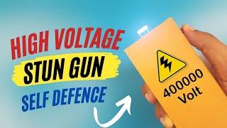 Powerful High Voltage Stun Gun | DIY Self Defense Device