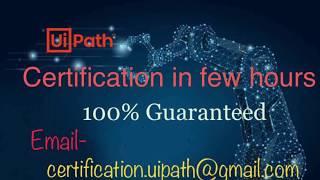 UiPath Certification help and solution - UiPath Certification Practical Exam - Certification Dumps