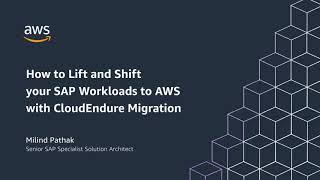 How to Migrate SAP Applications to AWS with CloudEndure Migration