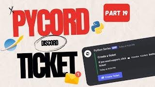 Ticket System with Transcripts in Python using Pycord
