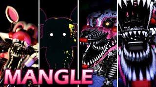 Evolution of Mangle in FNAF (2014-2015)