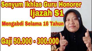 Viral Gaji Guru Honorer SD 2020 sebesar 50.000 - 300.000 Per Bulan (Bayaran Guru Honorer S1 Sedikit)