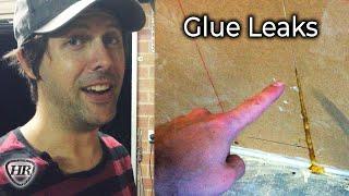 Problem Solving 3 - Glue Leaks - Building a Recording Studio in 10 Days