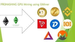 Easy GPU Mining setup tutorial using Prohashing and GMiner