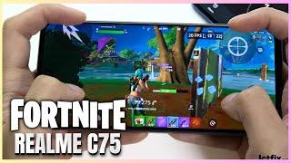 Realme C75 Fortnite Mobile Gaming test | Helio G92 Max, 90Hz Display