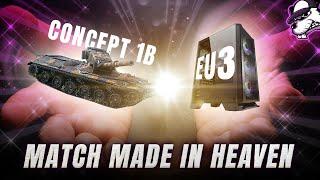 Concept 1b + EU 3 Server= Match made in Heaven! [World of Tanks - Gameplay - Deutsch]