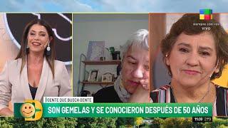 Gente que busca gente: Son gemelas y se conocieron después de 50 años