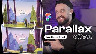 Figma Parallax Effect - Full Tutorial + Free Figma Files 