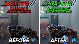 How To Boost FPS, Fix FPS Drops in Valorant Episode 9 Act 3| Valorant Low End PC Fix Lag 2024!