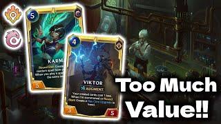 Never Run Out Of Gas With Back Alley Barkeep!! Viktor Karma | Legends of Runeterra