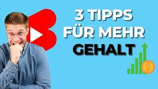 3 Tipps für eine Gehaltserhöhung! Karriereguru #shorts #youtubeshorts