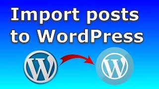 How to import and export posts in WordPress with featured image (Easy step by step guide)