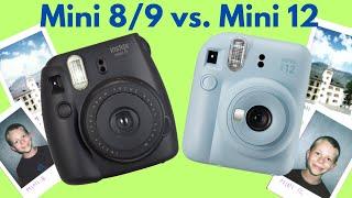 Instax Mini 12 vs. 8 or 9 - Picture Quality Test