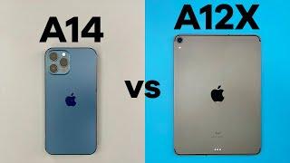 Apple A14 vs A12X Bionic Speed Test - iPhone 12 Pro Max vs iPad Pro 2018