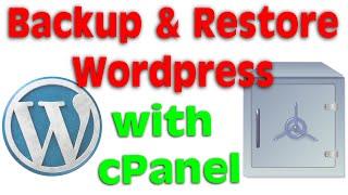 How to backup and restore a WordPress site with cPanel on a shared host