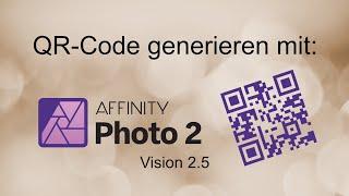 QR Code generieren mit Affinity Photo2