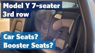 Model Y 7-Seater Back Row - Car Seats and Booster Seats - Do They Fit?