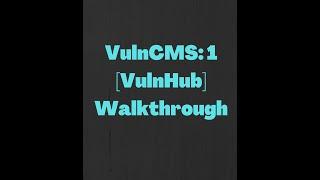 VULNHUB vulncms:1 CTF çözümü