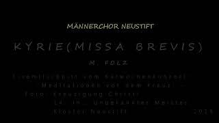 Kyrie (Missa brevis - M.  Folz)