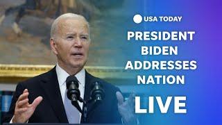 Watch: President Biden addresses the nation after ending presidential bid