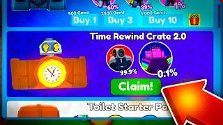 *NEW* TIME CRATE 2.0 IS HERE!! - Toilet Tower Defence