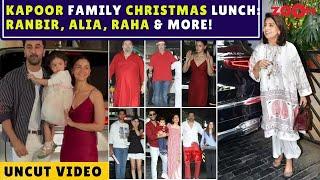 Kapoor Family's CHRISTMAS LUNCH: Ranbir Kapoor, Alia Bhatt, Raha, Agastya Nanda & others attend!