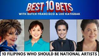 10 Filipinos Who Should Be National Artists | Best 10 Bets
