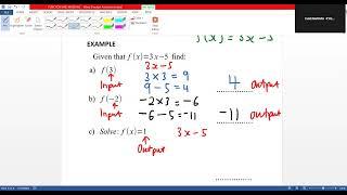 FUNCTIONS AND MACHINE